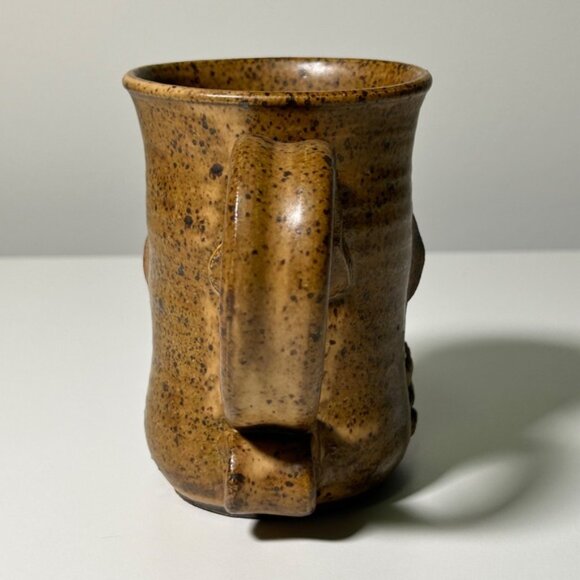 Vintage 1970s McGillivray Ugly Face Mug  Handsome Motache Great Teeth Signed - Picture 3 of 10